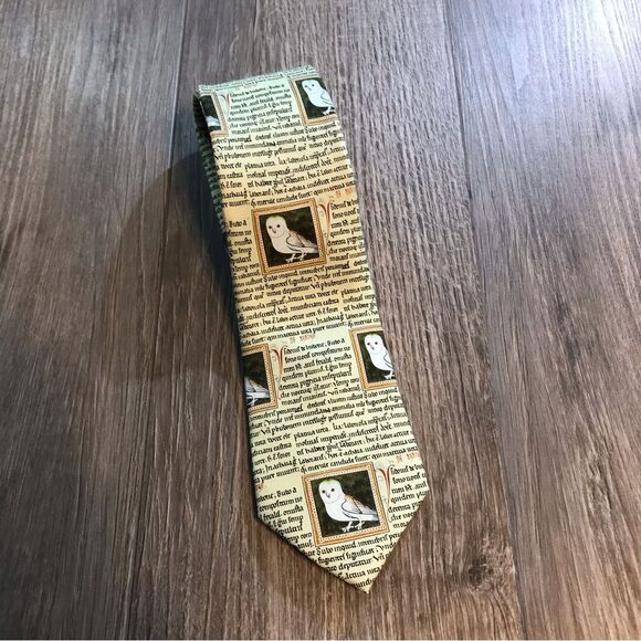 Fox & Chave University of Oxford Bodleian Library Mens Silk Tie - Picture 3 of 5